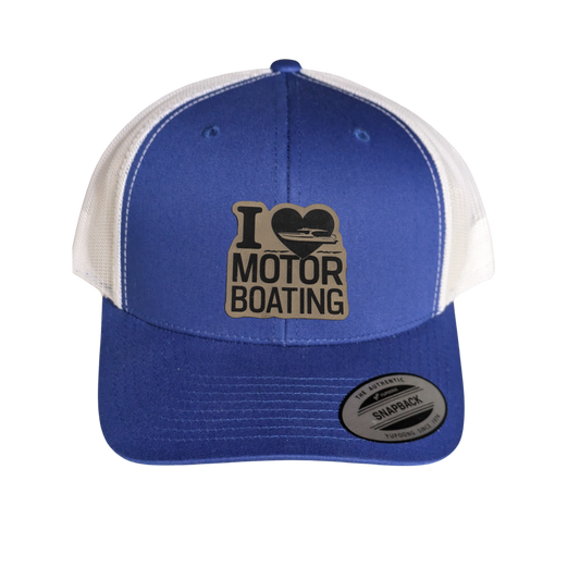 I love Motor Boating Retro Trucker Hat
